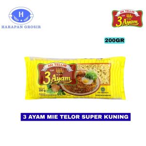 3 Ayam Mie Telor Super Kuning 200GR