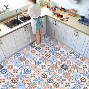 100cm Trang trí tường chống trượt sàn nhãn dán tự dính Phòng tắm nhà bếp ngói Không thấm nước Tầng nhãn dán