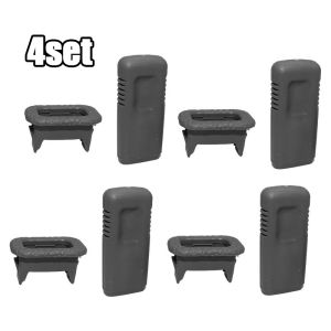 4pcs/set Door Lock Pin Caps Set Compatible With Mitsubishi Montero Pajero MK2