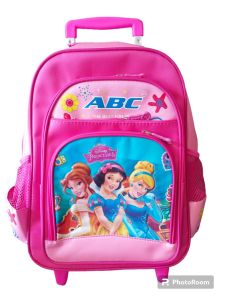 Balo kéo cho học sinh  cấp 1- bé gái có cần kéo ( Trung)