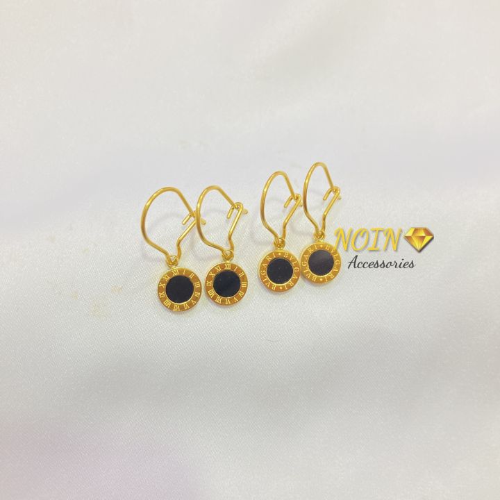 Anting%20Desi%20Hitam%20Vintage%20Romawi%20Permata%20Anting%20Jepit%20Titanium%20Anti%20Karat%20Korea%20-%20Image%203