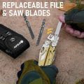 BIBURY Multitool Pliers Pro BI2045, Foldable Multitools with Replaceable Wire Cutters and Saw, Stainless Steel Multi Tool w/Upgraded Scissors and Screwdriver Set, Ideal for Camping, Fishing, Survival. 