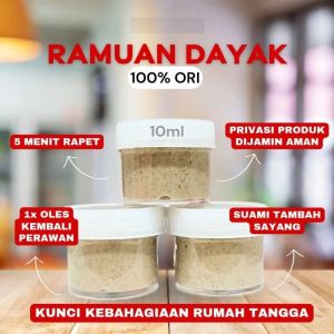 (5 MENIT AUTO PERAWAN) 100% ORIGINAL RAMUAN DAYAK KALIMANTAN / PAKET PERAWATAN MISS V / RAMUAN BUJANG DAYAK / PAKET RAMUAN DAYAK DAN SABUN SIRIH DOVINA