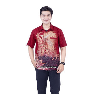 Batik Couple Fortuna - Dress Batik - Hem / Kemeja Batik Pria - Seragam Batik