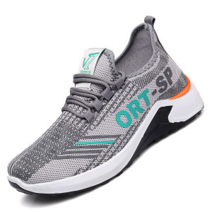 New Korean style mens casual sports shoes breathable fashion rubber shoes