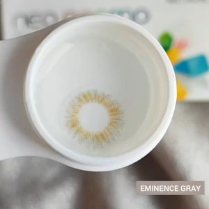 คอนแทคเลนส์ Eminence Gray (Neo Cosmo) รายเดือน สีเทา ไม่ตัดขอบ ไม่โต ของแท้จากเกาหลี