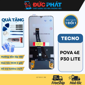 Màn Hình Thay Thế Tecno Pova 4E / P30 Lite (Tặng Keo Và Bộ Sửa)