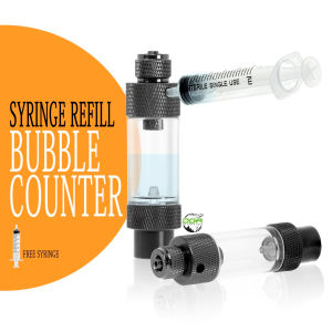Aquapro TR Series No Disassembly Required Co2 Smart Bubble Counter(免拆卸加水止逆计泡器）