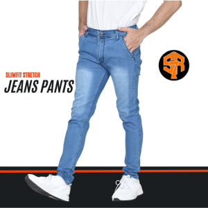 SRSEVEN7 Celana Jeans Panjang Pria Slimfit Premium Original Ice Blue