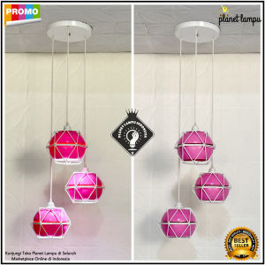 Lampu Gantung Hias Modern Minimalis 3 in 1
