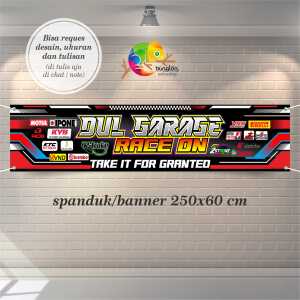 Cetak Spanduk Banner Bengkel Motor