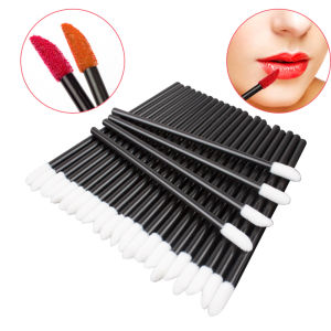 FOCANO 50Pcs Disposable Eyelash Extension Eyebrow Brush Lip Brush Mascara Wand Applicator Spoolers Eye Lashes Cosmetic Brushes Set Makeup Tools