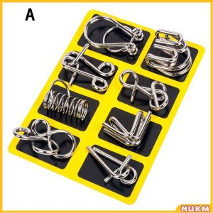 Nurm Metal Puzzle Toy Game For Kids Buckle Puzzle Games Toys