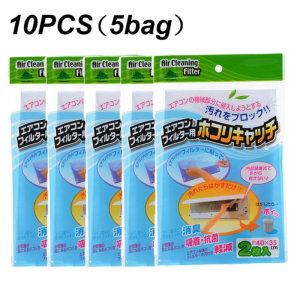10pcs Anti-Dust Air Condition Outlet Filter Mesh Anti-dust Net Cleaning Purification Household Air Conditioner Cleaning Filter