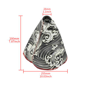 JDMGRAM JDM Car Gear Knob Cloth Cover Manual Automatic Japanese Style Universal Auto Stick Shift Lever Protector Decoration Automobile Interior Accessories