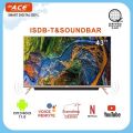 ACE 43" Smart Google TV DE1L(Android 12, Netflix, Youtube, Chromecast, BT, ISDB, Soundbar). 