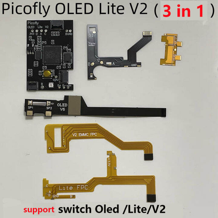 Hwfly Raspberry Pi Rp2040 Chip Picofly OLED Modchip For NS Switch/Lite ...