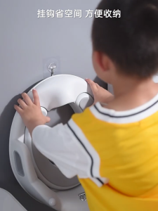 Baby Potty Training Toilet Seats with Soft Cushion Handles Splash Guard Toilet Seats Potty Seats for Children Boy Girl