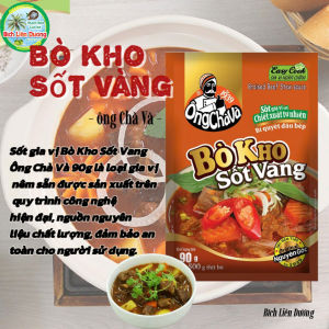 [GÓI 90GR] BÒ KHO SỐT VANG THƯƠNG HIỆU ÔNG CHÀ VÀ