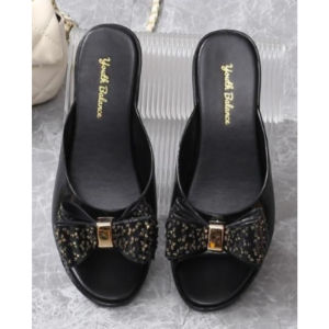 Sandal Selop Jelly Wanita Karet Youth Balance Semi Formal Motif Pita Hak Rendah L220-B