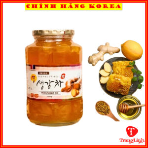 Mật ong gừng hàn quốc Honey Ginger lọ 1kg - Tăng đề kháng phòng cảm lạnh