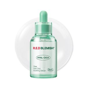 Dr. G R.E.D. Blemish Clear Hyal-Cica Soothing Serum - Korean Skincare - Long-Lasting Hydrating Serum for All Skin Types - Cools Skin Temperature - Hyaluronic Acid & Centella Asiatica - 1.69 fl oz