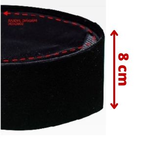 House of Geefa -Songkok Sabar Tanpa AC Kopyah Hitam Polos Premium - Peci Kopiah Kopyah Sabar Beludru Nasional Anak dan Dewasa