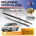 TOYOTA ESTIMA PREVIA ACR30 ACR50 GSR50 MOULDING DOOR GLASS SEAL RUBBER OUTER STRIP WINDOW GETAH TINGKAP. 