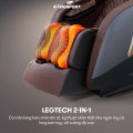 [Miễn phí lắp đặt] Ghế massage KINGSPORT G80 cao cấp con lăn 3D với 12 bài tập, công nghệ lọc khí Ion âm, túi khí massage chân cao. 