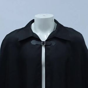 Halloween long cape with a retro collar dark gothic medieval ranger wizard style COS Cloak