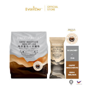Everyday x BrogaHill - Macchiato Gula Melaka Tanpa Gula ( 10 sachet x 15g ) [2027]