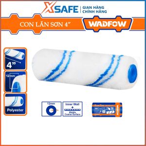 Con lăn sơn WADFOW WCB2904 kích thước 4 sử dụng cho tường trong chiều cao sợi lăn 12mm -chính hãng-