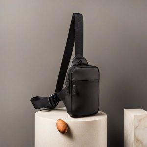 Traveler Armor Urban Light Shield! Mens Mini Double Pocket Chest Bag Waist Bag Wear-resistant and waterproof fabric Expandable loading Quick access double pockets Hot selling mens travel commuter messenger bag