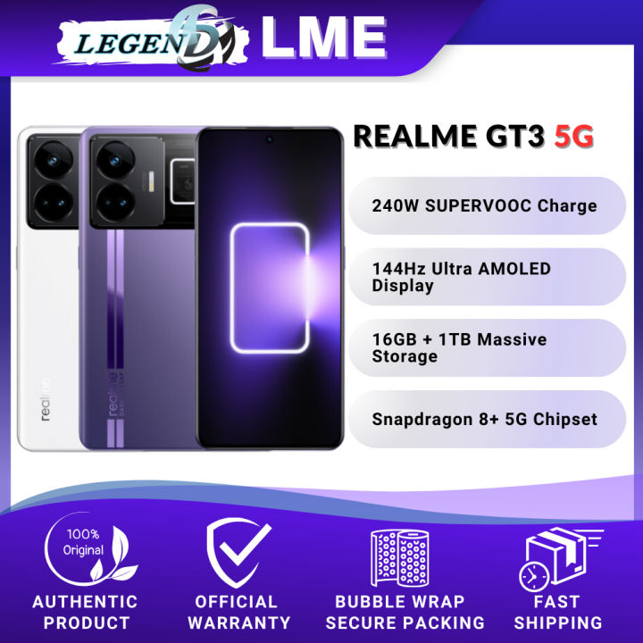 realme GT3, 240W SUPERVOOC Charge, 16GB+1TB Massive Storage