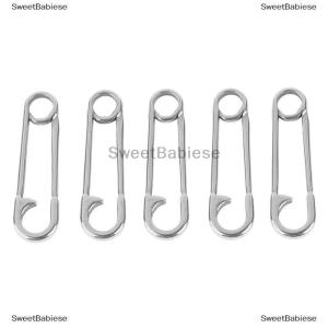 [COD] SweetBabiese 5pcs thép không gỉ giấy Clip hình Mặt dây chuyền đối với trang sức làm nguồn cung cấp DIY Vòng Cổ Vòng đeo tay kết nối phụ kiện