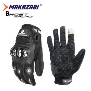 GHOST RACING New Summer Motorcycle Gloves Breathable Touch Screen Protective Gear Motobike Racing Non-skid Mans Guantes