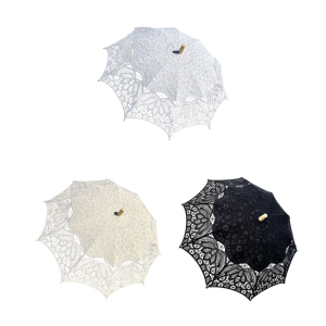 Ô ren cổ điển cho cô dâu 1920S Lady trang phục và Wedding decors thanh lịch dù che cho cô dâu của món quà cưới