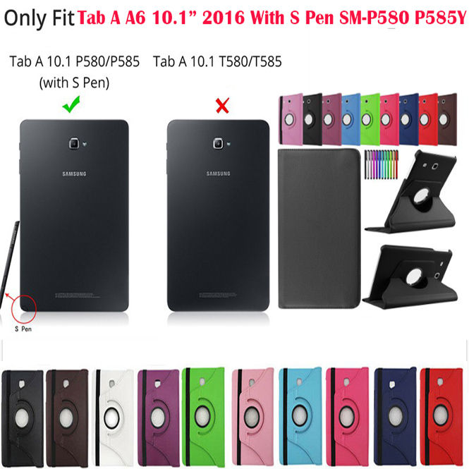 For Samsung Galaxy Tab A 2016 With S Pen SM-P580 P585Y