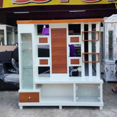 Bufet TV / Rak TV / Meja TV PVC Kaca Polos 1