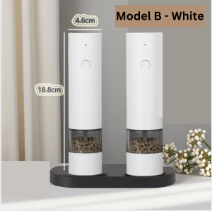 Electric Automatic Kitchen Salt & Pepper Grinder Mill with Adjustable Coarseness