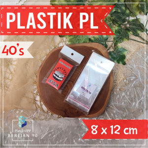 Plastik Display 8x12 Cm Tebal 40 Micron Isi 100 Lembar / Plastik Perlize / Plastik Aksesoris