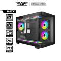 Armaggeddon AQUARON X CURVE Fish Tank Design Gaming PC Case with Dual Chamber | See Thru Side Panel. 