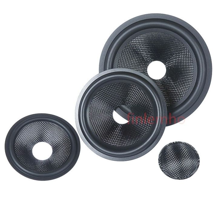 1PC Speaker Woofer Glass Fiber Cone 4/5/6.5/8 Inch Ruer Surround With