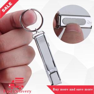 [COD] Siêu mỏng Nail Clipper thép không gỉ có thể gập lại Nail Cutter với Nail tập tin