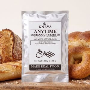 KNEVA ANYTIME Freeze-Dried Sourdough Starter | No Feeding No Discard | Ready Within 24H | 2×50g