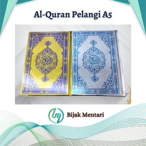 Al Quran Pelangi A5 Warna Silver/Gold Hantaran