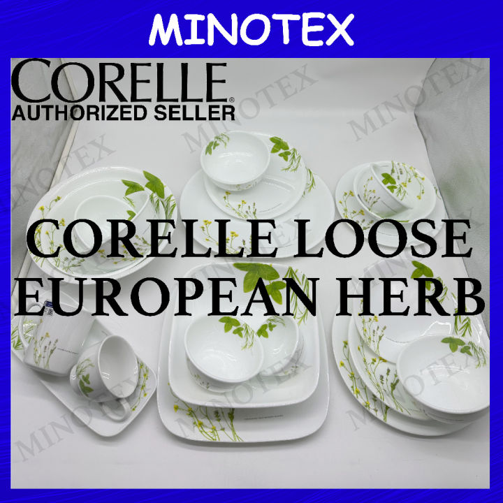Corelle Loose European Herbs (Dinner Plate/ Luncheon Plate
