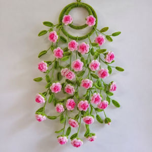 Gói vật liệu làm giỏ hoa hồng bằng kẽm nhung handmade S1125