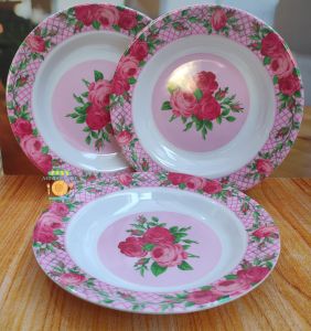 PIRING MELAMIN MURAH 3PCS/PIRING MAKAN MELAMIN PROMO GRATIS ONGKIR BAYAR DI TEMPAT/COD