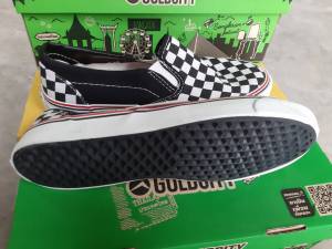 รองเท้าผ้าใบสลิปออนรายตารางแบบสวมMashareรุ่นk-1ไชส38-43